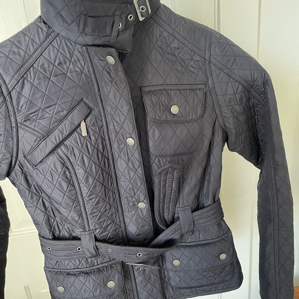 Barbour belted jacket - Picture 4 of 12